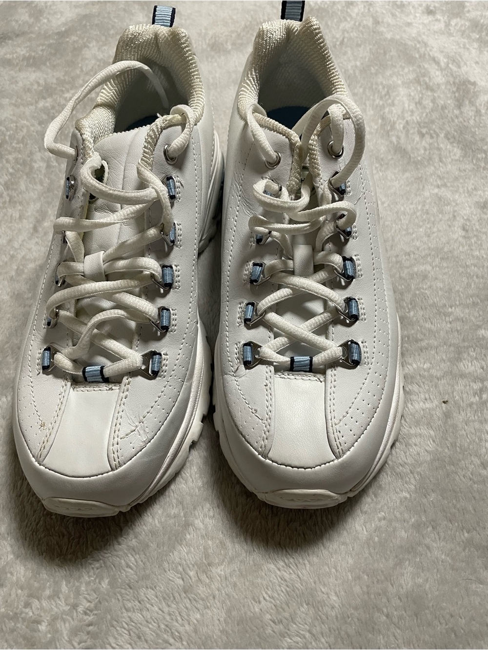 Champion White Low-Top Athletic Sneakers